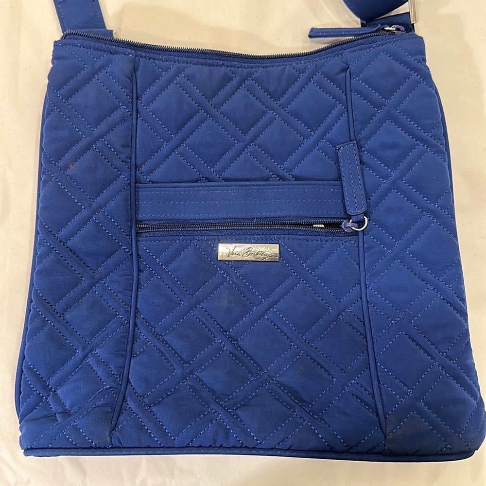 Vera Bradley Small Quilted Purse Royal Blue